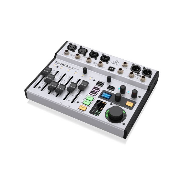 Behringer FLOW 8 8-input Digital Mixer with Bluetooth - Sweet Muzic Pro ...
