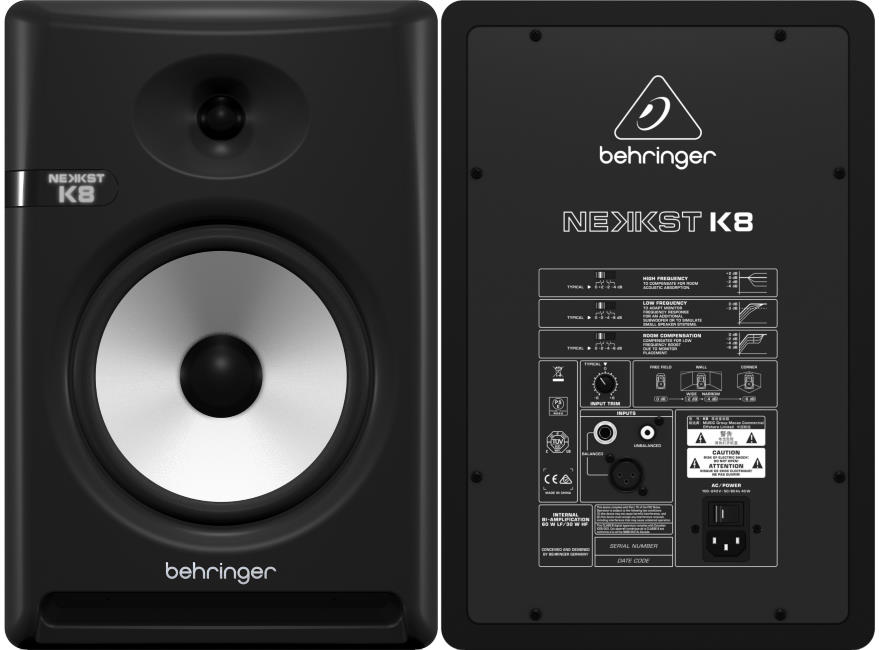 Monitores Estudio K8. Behringer - Power Records