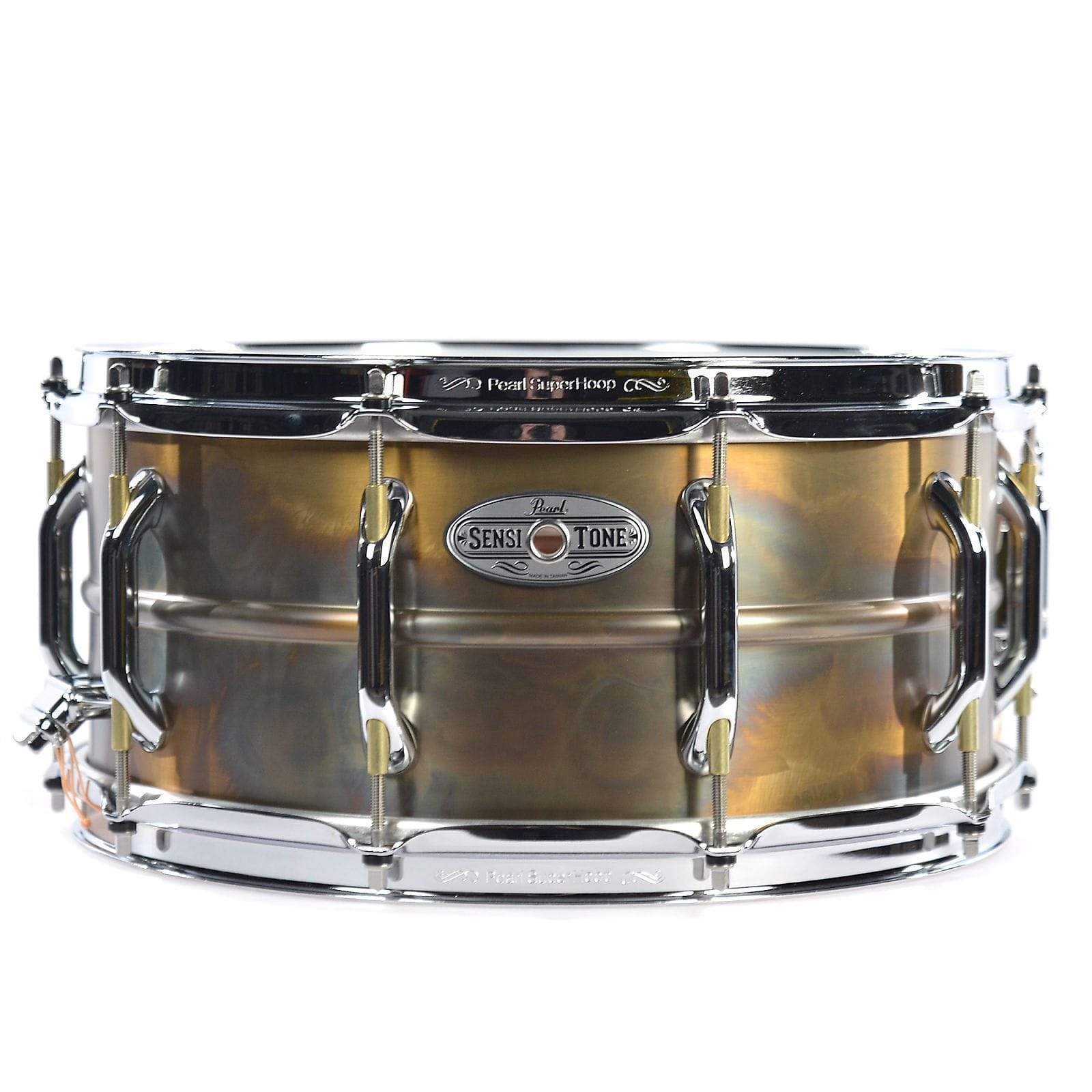 Pearl SensiTone Premium Beaded Brass Snare – 6.5 x 14 inch