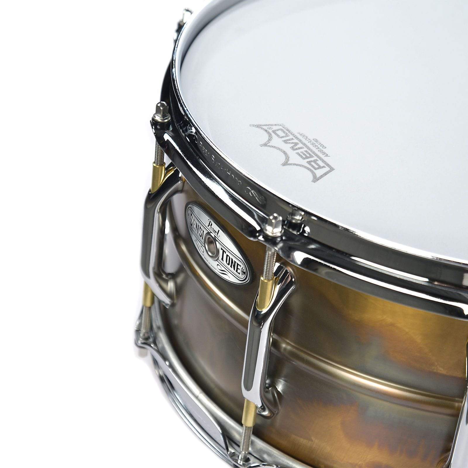 Pearl SensiTone Premium Beaded Brass Snare - 6.5 x 14 inch
