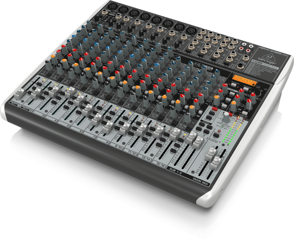 Behringer Xenyx QX2222USB Mixer with USB and Effects Sweet Muzic Pro