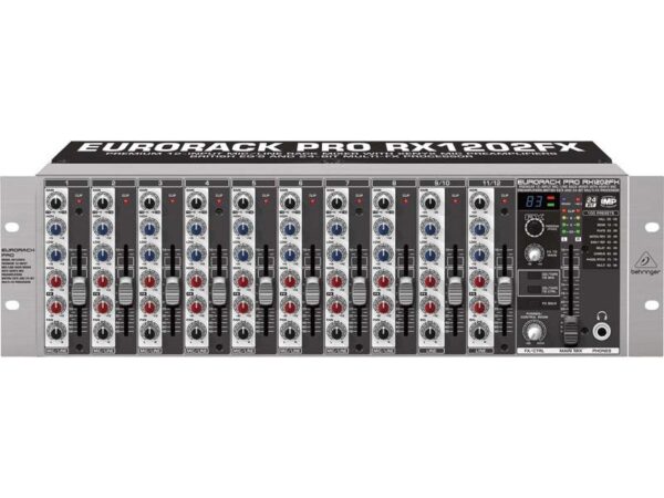 Behringer Eurorack Pro RX1202FX Rackmount Mixer with Effects