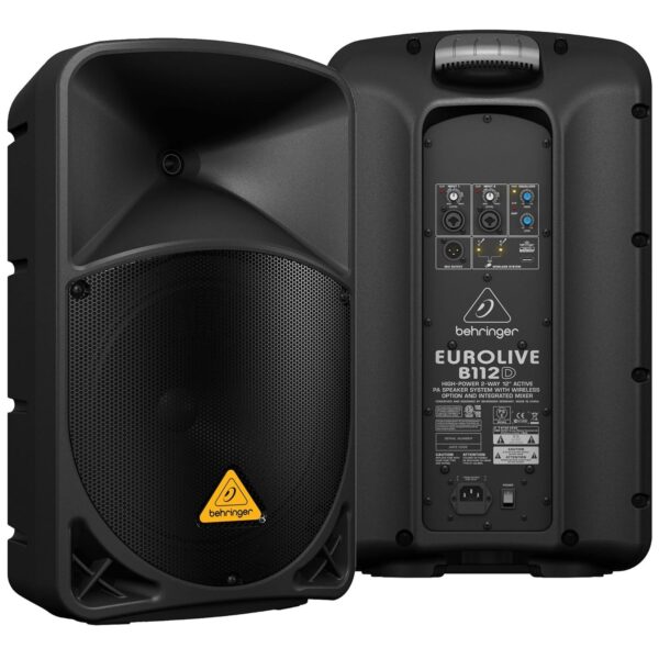 thumbnail image 2 of BEHRINGER EUROLIVE B112D Active 2-Way 12\" 1000W PA Speaker System With Wireless Option And Integrated Mixer I.267912324 2 of 10