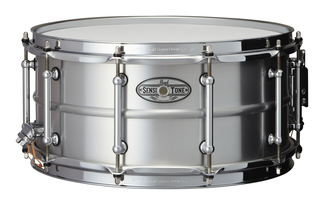 Snare drum - 14 x 5.5 Pearl Sensitone steel : DM Audio Ltd