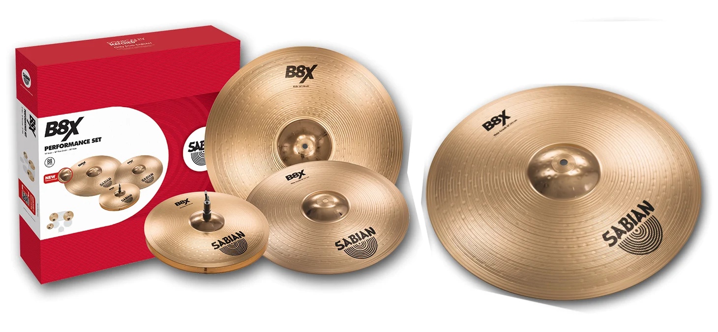 Sabian 45003X B8X Performance Set Cymbal 