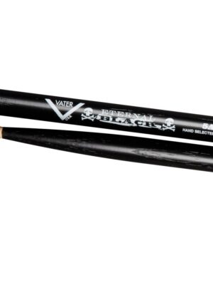 Vater Percussion 5A Drumsticks, Wood Tip, Eternal Black