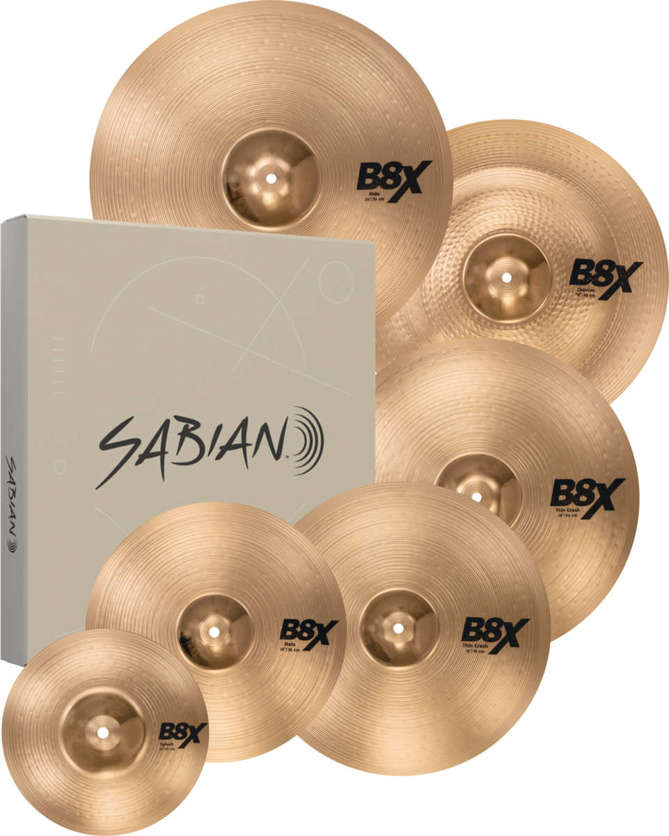 Sabian B8X Complete Cymbal Set - 10/14/16/18/18/20 inch - Image 2