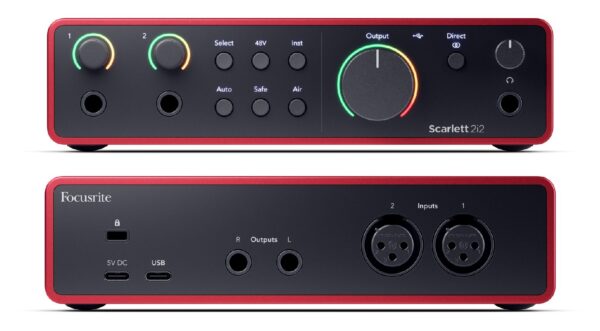 Focusrite Scarlett 2i2 4th Gen USB Audio Interface - Image 2