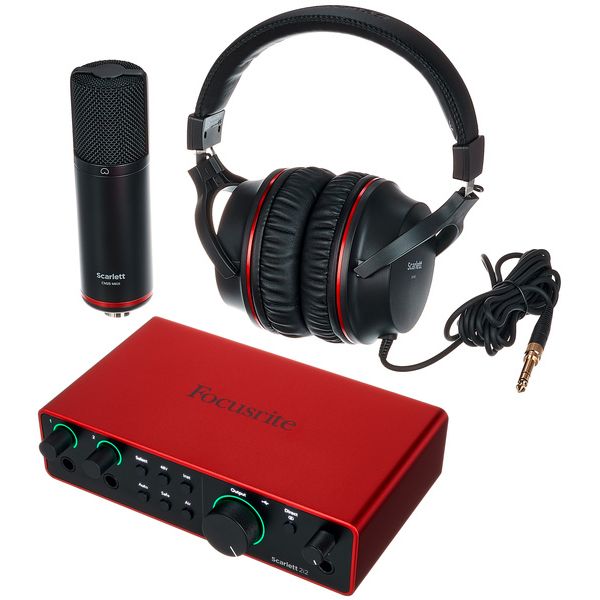Focusrite Scarlett 2i2 Studio 4th Gen Recording Bundle
