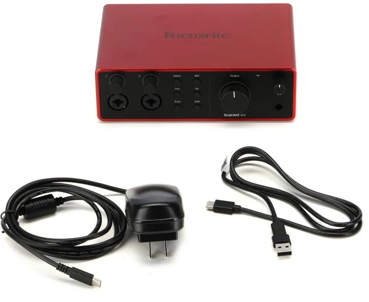 Focusrite Scarlett 4i4 4th Gen USB Audio Interface