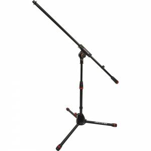 JamStands JS-MCFB50C Series Short Mic Stand with Fixed-length Boom and Colored Accent Bands