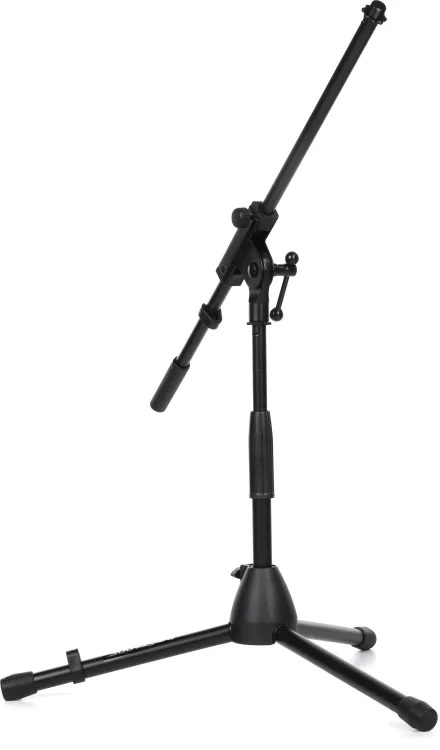 JamStands JS-MSFB50 Low Profile Microphone Stand with Boom