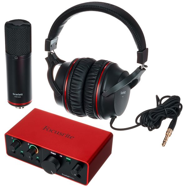 Focusrite Scarlett Solo Studio 4th Gen Recording Bundle