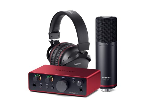 Focusrite Scarlett Solo Studio 4th Gen Recording Bundle