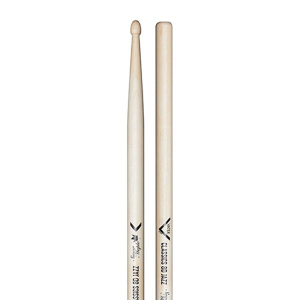 Vater Sugar Maple Drumsticks - Classics 8D Jazz - Wood Tip