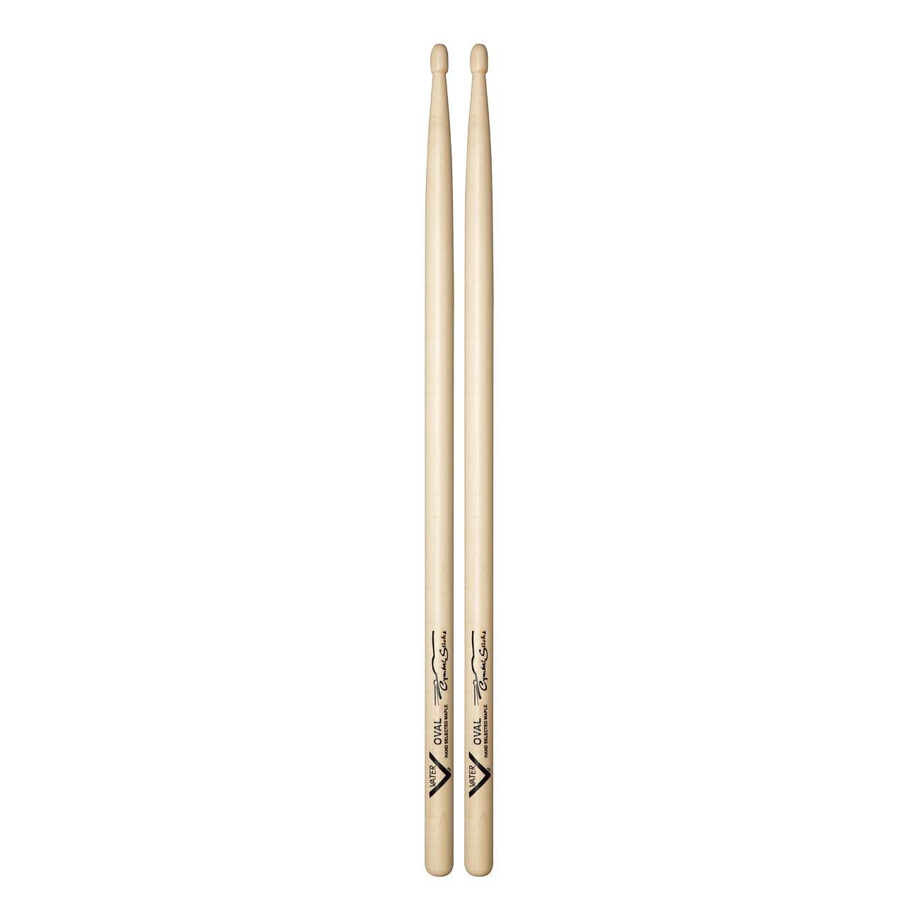 Vater Cymbal Maple Drumsticks - Oval - Wood Tip