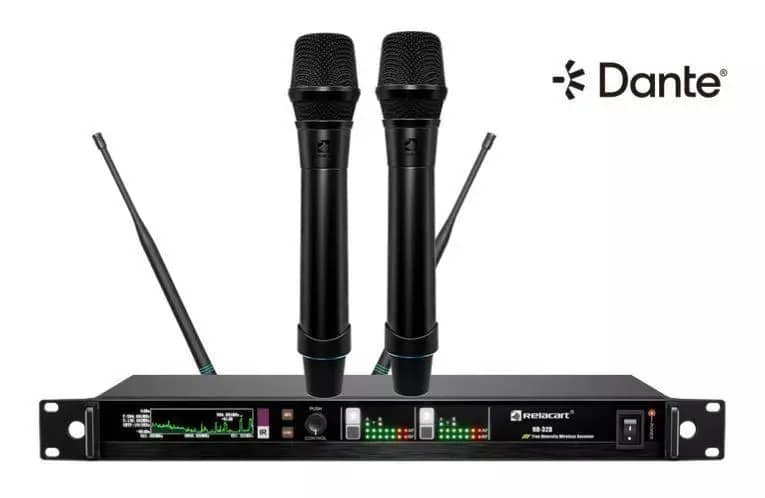 Relacart HR-32D Dual Channel  Wireless Microphone System