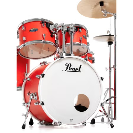 Pearl Decade Maple DMP925SP/C 5-piece Drum Set with Sabian B8X  - #899 Matte Racing Red