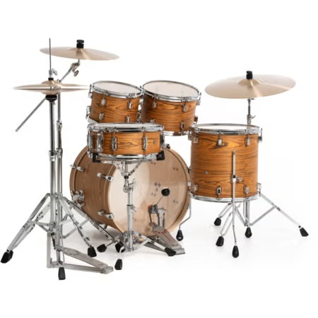 Pearl Decade Maple DMP925S 5-piece Drum Set with Sabian Cymbals - #876 Artisan Satin Caramel