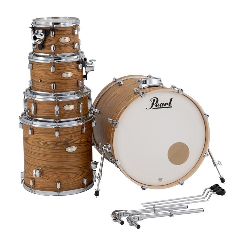 Pearl Decade Maple DMP925S 5-piece Drum Set with Sabian XSR Cymbals – #876 Artisan Satin Caramel