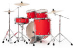 Pearl Decade Maple DMP925SP/C 5-piece Drum Set with Sabian B8X  - #899 Matte Racing Red