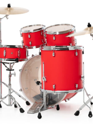 Pearl Decade Maple DMP925SP/C 5-piece Drum Set with Sabian B8X  - #899 Matte Racing Red