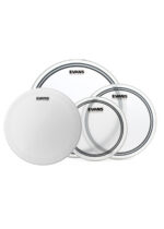 Evans EPP-EC2SHDDR EC2 Clear Rock Pack (10"/12"/16")+ 14-inch HD Dry Snare Batter
