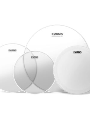 Evans EPP-G2HDD-F G2 Clear Rock Pack (10",12",14") with 14" HD Dry Snare Batter