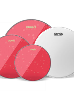 Evans EPP-HRUV1-R Hydraulic Red Rock Pack (10",12", 16") with 14" UV1 Snare Head