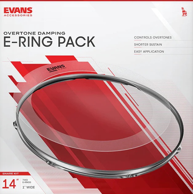 Evans ER-Snare 14-Inch Snare Drum  E-Ring Set