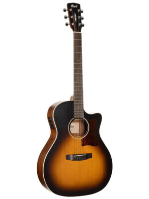 Cort GA1E Grand Regal Series Electric-Acoustic Guitar - Open Pore Sunburst