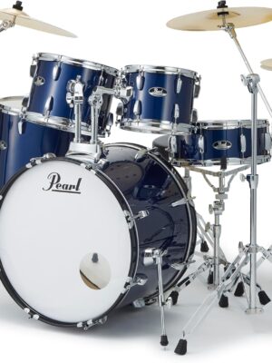 Pearl Roadshow RS525SBC/C 5-piece Complete Drum Set with Solar Cymbals – #743 Royal Blue Metallic