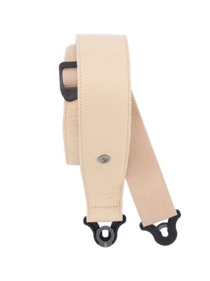 D’Addario 25BAL01 2.5" Comfort Leather Auto Lock Strap – Tan