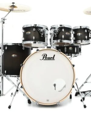 Pearl Decade Maple DMP926SP/C 6 piece Drum Set with Sabian B8X Cymbal Set - Satin Black Burst- #262