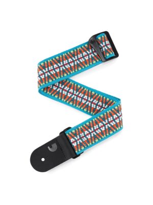D’Addario 50G09 Woven Guitar Strap – Hootenanny Sunset