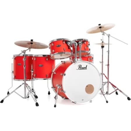 Pearl Decade Maple DMP926SP/C 6 piece Drum Set with Sabian B8X Cymbal Set - Red Racing - #899