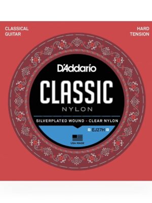 D'Addario EJ27H Hard Tension Nylon Classical Guitar Strings