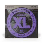 D'Addario EPN115 Pure Nickel Electric Guitar Strings - .011-.048 Medium