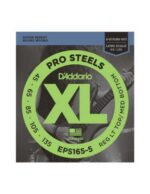 D'Addario EPS165 XL Pro Steels Bass Guitar Strings - .045-.135 Custom Light - 5-strings