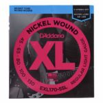 D'Addario EPS170-5 XL Pro Steels Bass Guitar Strings - .045-.130 Medium Long Scale 5-string