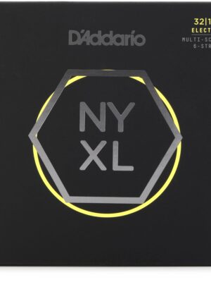 D'Addario NYXL32130MS NYXL Multi-scale 6-string Bass Strings - .032-.130
