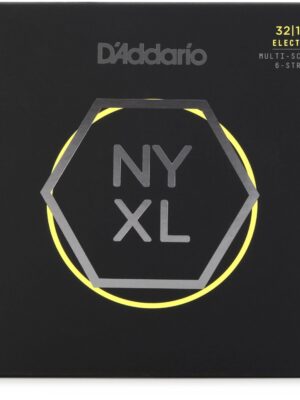 D'Addario NYXL32130MS NYXL Multi-scale 6-string Bass Strings - .032-.130