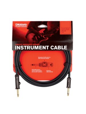 D'Addario PW-AG-10 Circuit Breaker Straight to Straight Instrument Cable - 10 ft