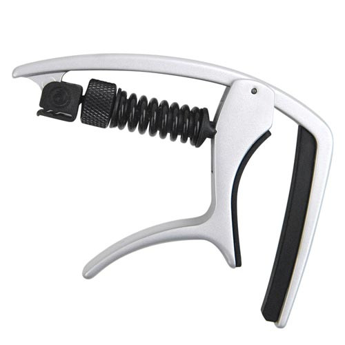 D'Addario PW-CP-09S NS Tri-Action Capo - Silver - Image 2