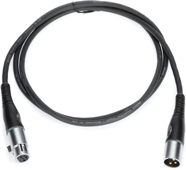 D'Addario PW-M-05 Custom Series Microphone Cable - 5 foot - Image 2