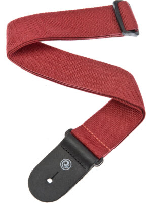 D'Addario PWS101 50MM POLYPROPYLENE STRAP - Red