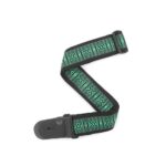 D'Addario T20W1422 2″ Woven Guitar Strap – Monterey 2 – Green