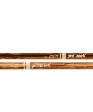 Promark Classic Forward 747 FireGrain Drumsticks - Hickory - Wood Tip