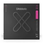 D'Addario XTB45130 XT Nickel Plated Steel Bass Guitar Strings - .045-.130 Regular Light Long Scale 5-string