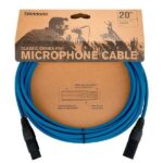 D'Addario PW-CPMIC-20BU 20ft XLR Cable - Blue